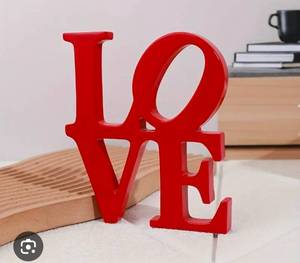 lot 3164 image: Word Art Resin Decor, Love - Retail $0