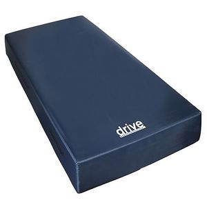 lot 3219 image: Drive Medical 15076 Decompressing Foam Mattress, 80 x 36 Inch, BlueHigh-Density Foam Mattress with Removable Cover Offers Pressure-Relief Support for Homecare and Hospital Beds,275 lb Capacity - Retail $145