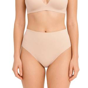 lot 3381 image: BODYcontrol Womens Laser Cut High Waist Control Panties �� Soft Stretch Invisible No Show Underwear, Full Coverage Clean Cut Briefs, Comfortable Daily Wear 2905 (Nude, Large) - Retail $21