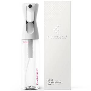 lot 3431 image: FLAIROSOL Original Continuous Mister Spray Bottle, 10.1oz, ClearPink - Retail $20