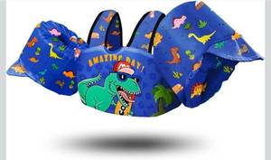 lot 3479 image: Chriffer Kids Swim Vest Life Jacket for 30-55 Pounds Boys and Girls, Toddler Floaties with Shoulder Harness Arm Wings - Retail $0