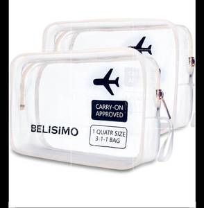 lot 3486 image: Toiletries Cosmetic Pouch Makeup Bags for Mens and Womens 3-1-1 Kit. 4pcs - Retail $26