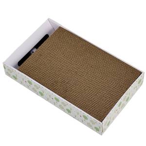 lot 3505 image: POP Sand Suzukororin Cat Scratcher for Indoor Cats, Apple Green, BONBI ALCON - Retail $31