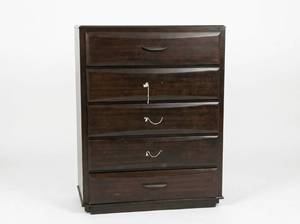 lot 20116 image: Signature Design by Ashley 5 Drawer Chest  Retail $1350