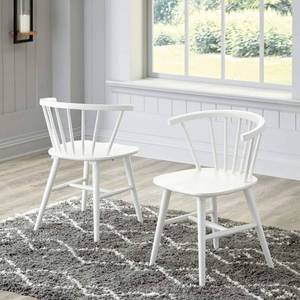 lot 20155 image: Signature Design by Ashley Grannen Dining Chair Set of 3  Retail $104.99
