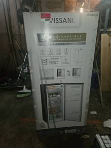 lot 22547 image: New - Vissani 7.1 Cu Ft Convertible Refrigerator Freezer Stainless