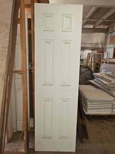 lot 22550 image: (3) 6-Panel Interior Passage Door - 36in x 80in