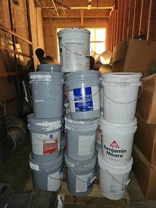 lot 22593 image: Large Lot of Assorted Paint & Coatings Lot