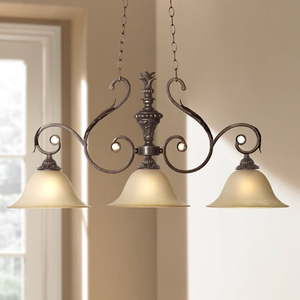 (1) Kathy Ireland Ramas de Luces 40" Bronze Chandelier | Retail $199.95