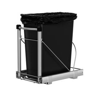 lot 22522 image: (1) Chenthrall Pull Out Trash Can Under Cabinet Organizer