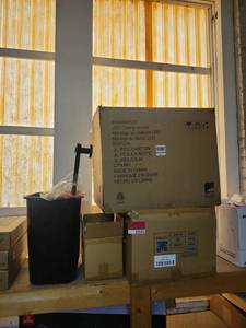 lot 22523 image: (4) EGLO LED Ceiling Mount 204722A, Air Vents and More