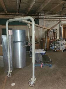lot 22594 image: Industrial Hoist Lift System w Motor & Rope