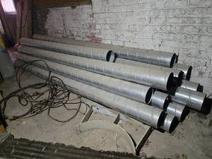 lot 23635 image: Spiral Ductwork Pipes Lot HVAC Ventilation Ducting