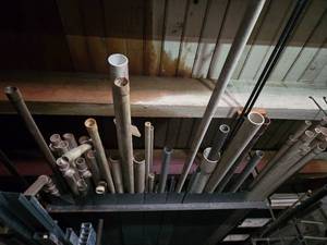 lot 23660 image: PVC Pipe Lot Various Sizes Diameters Fittings