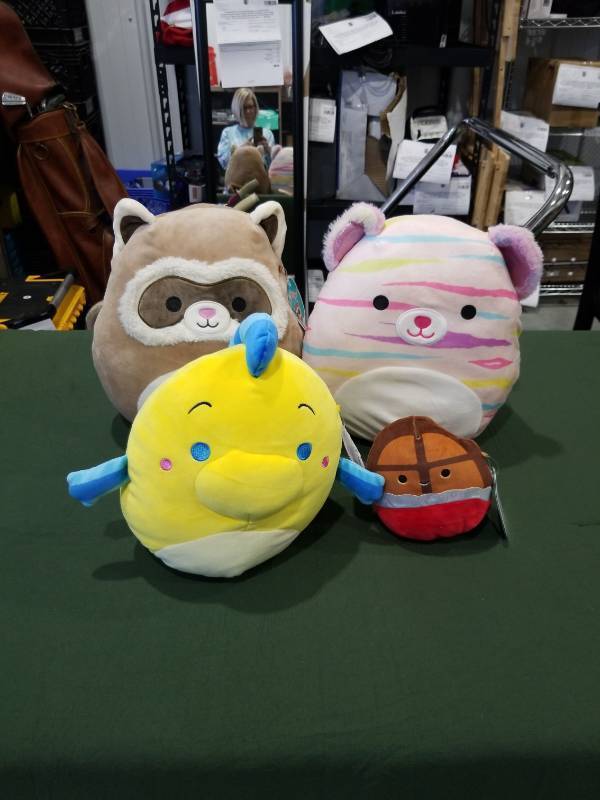 lot 603 image: Squishmallow Plush Collection - 4 Characters