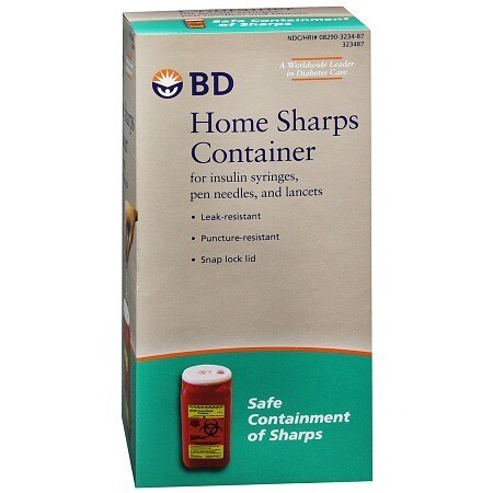lot 1224 image: HOME SHARPS CONTAINER