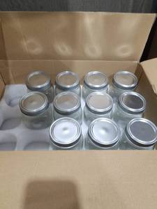 lot 1769 image: Mcupper 16oz Regular Mouth Mason Jars, 11-Pack Pint Canning Jars
