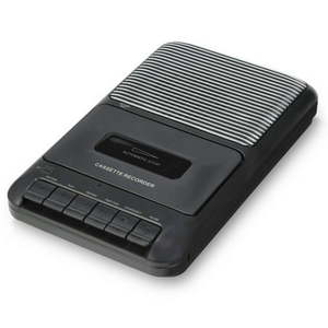 lot 1842 image: Onn Portable Cassette Recorder Showbox, Black