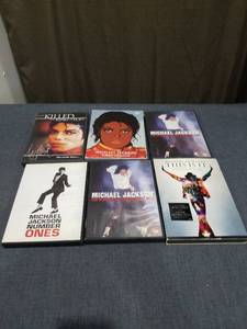 lot 1862 image: Michael Jackson DVD Collection Lot 6 DVDs