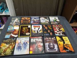 lot 1863 image: DVD Movie Collection Lot 15 Films Action Adventure Fantasy