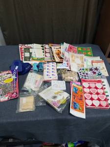 lot 1898 image: Craft Supplies Lot Paper Stickers