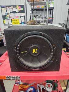 lot 2998 image: Kicker Subwoofer Speaker in Ported Box