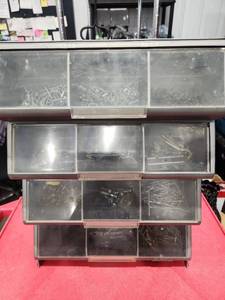 lot 3000 image: Plastic Storage Organizer with 18 Compartments for Hardware and Fasteners