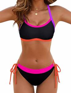 lot 48155 image: BMJL Womens Color Block Bikini Sets Supportive Wide Strap Swim Suits 2026 SIZE L