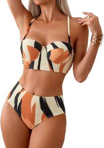 lot 48165 image: Swimsuit Zebra Print, Push-Up Bra Women Bikini Set, SIZE S