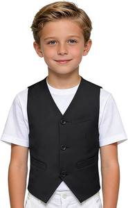 lot 48168 image: Boys Suit Vest Kids Dress Vest for Boy Wedding Ring Barear Easter Outfit SIZE 5T