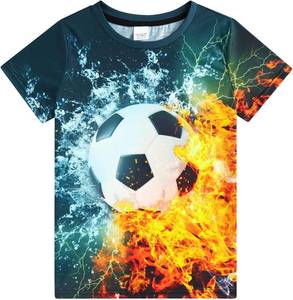 lot 48175 image: Enlifety Boys T-Shirts Kids Neon 3D Graphic Tees Size 9T
