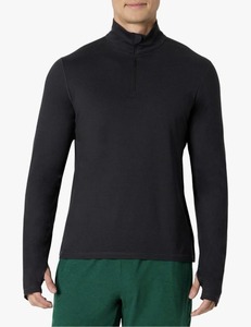 lot 48183 image: Amazon Essentials Mens Athletic Soft Performance Lightweight Quarter-Zip Running Long Sleeve Workout Top SIZE M