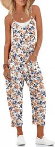 lot 48204 image: Ekouaer Womens Jumpsuit Sleeveless Casual Summer Overalls Jumpers Rompers SIZE S