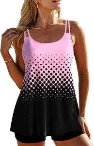 lot 48205 image: ROSEWE Double Straps Tankini Swimsuits for Women 2 Piece Bathing Suits SIZE XXL