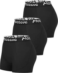 lot 48209 image: Moozava 3 Womens Spandex Volleyball Shorts 3 Pack Athletic Compression Shorts for Running Gym Workout Yoga Cheer Dance SIZE S