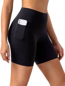 lot 48216 image: Colorfulkoala Dreamlux No Front Seam Biker Shorts with Pockets 6 Inseam SIZE M