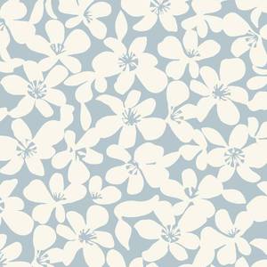 lot 48273 image: LOT OF SIX ROLLS - Heroad Floral Peel and Stick Wallpaper Boho Blue and Beige Contact Paper Self-Adhesive Removable Wall Paper for Cabinets Drawers Bedroom Bathroom Wall Decor Waterproof Vinyl Roll 17.3x78.7