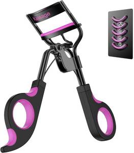 lot 48276 image: Kaasage Eyelash Curler with Pads, Achieve Perfect Curls in 5 Seconds
