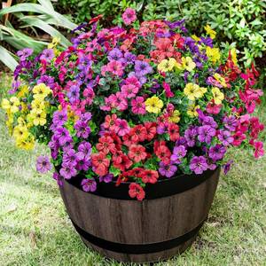 lot 48302 image: Lnoicy 20 Bundles Artificial Faux Flowers Eucalyptus Flowers for Outdoor