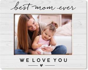 lot 48337 image: Mom Gifts Picture Frame 5x7, Best Mom Mother Gifts Ever for Christmas Birthday from Sons Daughters Kids, Mother Gift Picture Photo Frames for Tabletop Desk Decor