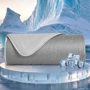 lot 48339 image: Cooling Blanket Twin(60 x 90), Double-Sided Cold Blanket for Hot Sleepers