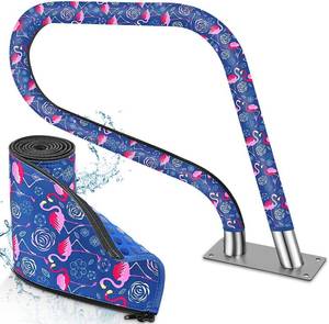 lot 48340 image: 6 Feet Pool Handrail Cover with Zipper, Pool Hand Railing Cover