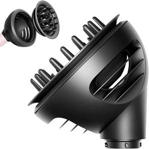 lot 48341 image: Wave  Curl Diffuser Attachment for Dyson Airwrap i.d. HS01 HS05 HS08 Dome and Diffuse Modes for Curl Wave Hair, Hair Dryer Diffuser  Extra-Large Design for ThickCurly Hair  Heat-Safe