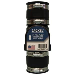 lot 48293 image: Jackel 2 in. D X 2 in. D PVC Sewage Check Valve