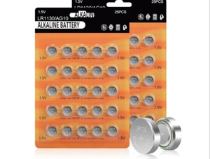 lot 48297 image: LR1130 AG10 Battery 50 Pack SG10 389 189 390 LR54, 1.5V Button Coin Cell Batteries