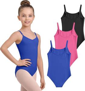 lot 48434 image: 3 Pack Girls Camisole Leotards Cotton SIZE 10-12 YEARS