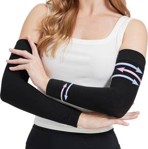 lot 48562 image: Lymphedema Arm Compression Sleeves for Women 20-30 mmHg Full Arm Support for Swelling Relief & All-Day Wear