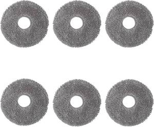 lot 48578 image: Roomba Mop Pads Replacement for Dreame L10s UltraL10 Ultra Robot Vacuum Cleaner Parts, Dreame Vacuum and Mop Robot Vacuum Cleaner Accessories, 6 Pack (Dark Grey)