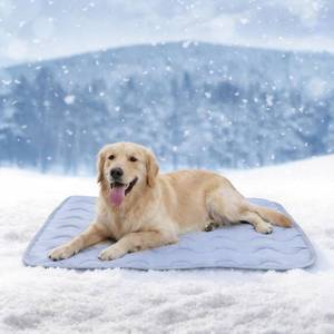 lot 48584 image: Dog Cooling Mat Non-Toxic Self Cooling Pad for Dogs Cats in Hot Summer Cool Pad Washable & Easy Clean