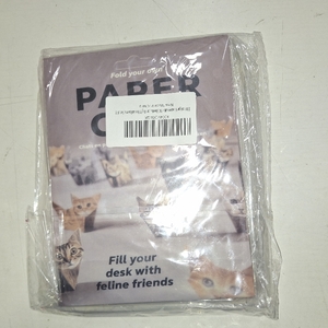 lot 45389 image: DIY origami paper cats - 150 Sheets DIY paper cats to fold cute cat figures, Fun craft activity fold CatDogDino Figures for adults, desk decoration & gift(Set of 3)